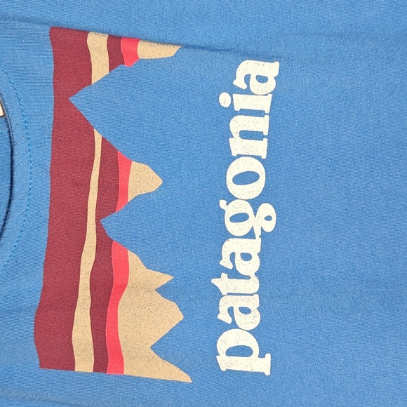 Lot of 2 Patagonia muscle tops sz S XS orange blue - Picture 2 of 5